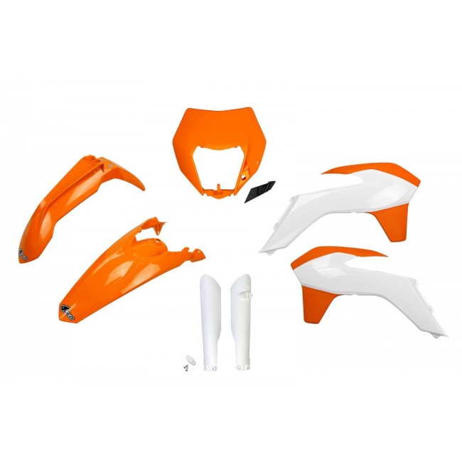 FULL KIT PLÁSTICO UFO KTM EXC 125/200/250 EXCF 350/450 14/16 ORIGINAL