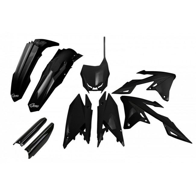FULL KIT PLÁSTICO UFO SUZUKI RMZ 250 19/23 450 18/23 NEGRO