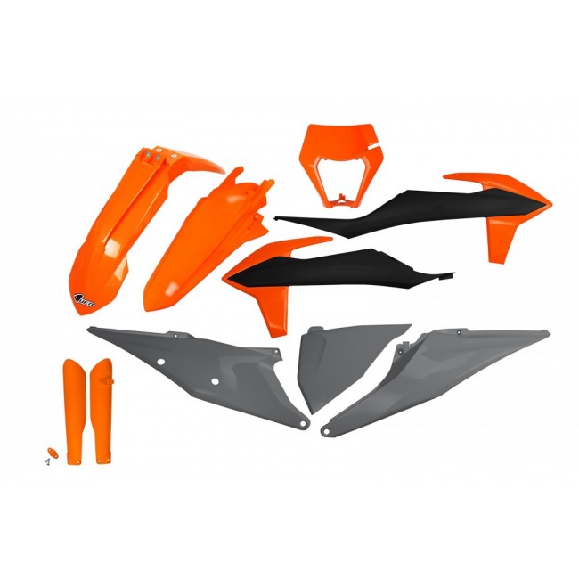 FULL KIT PLÁSTICO UFO KTM EXC125 20/21 150/250 EXCF250/350/450 20/23 REPLICA 21