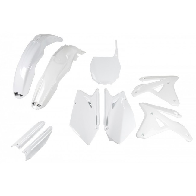 FULL KIT PLÁSTICO UFO SUZUKI RMZ 450 2007 BLANCO