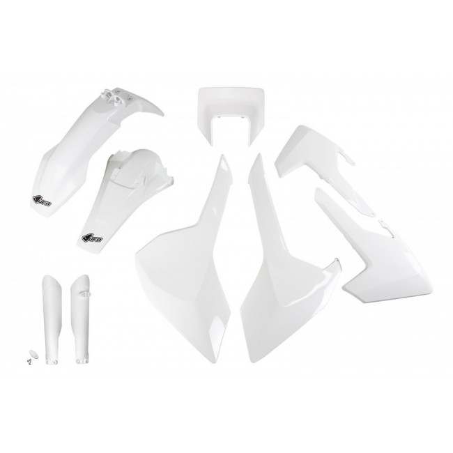 FULL KIT PLÁSTICO UFO HUSQ TE 125/250/300 TX 125/250/300 FE 250/350/450 17/19 BL
