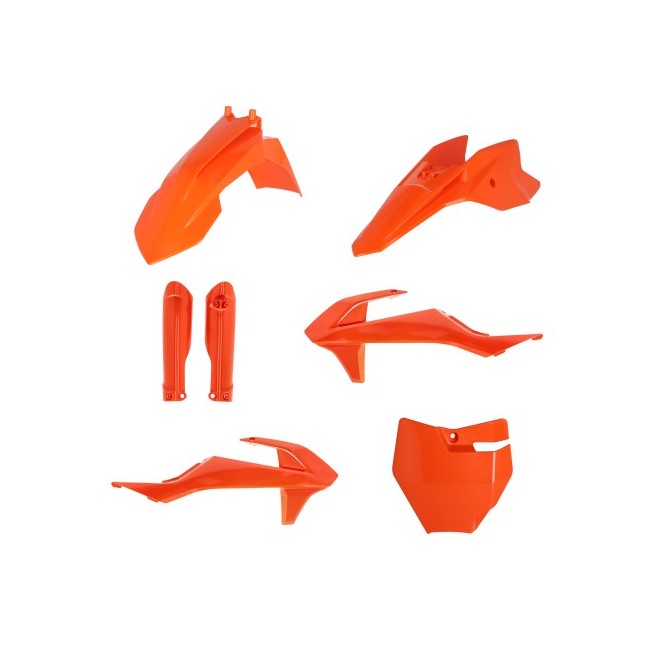 FULL KIT DE PLASTICOS ACERBIS KTM SX 50 16/24 NARANJA