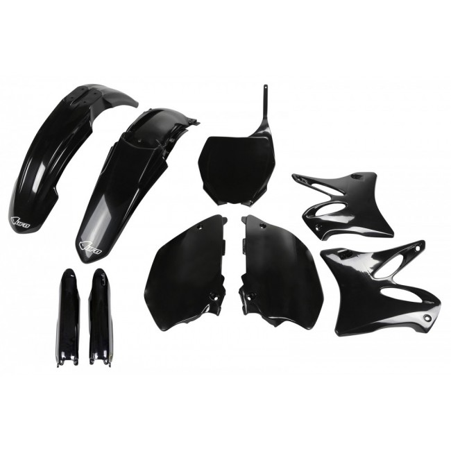 FULL KIT PLASTICO UFO YAMAHA YZ 125/250 06/14 NEGRO