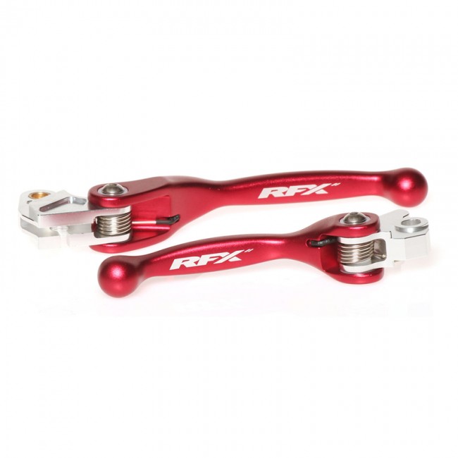JUEGO DE MANETAS REVERSIBLES RFX KAWASAKI KX 85 00/23 ROJO