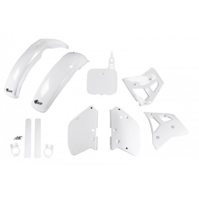 UFO Plastic Kit Yamaha YZ 125 1989 - 1990 YZ 250 YZ 360 1989, White main image 1