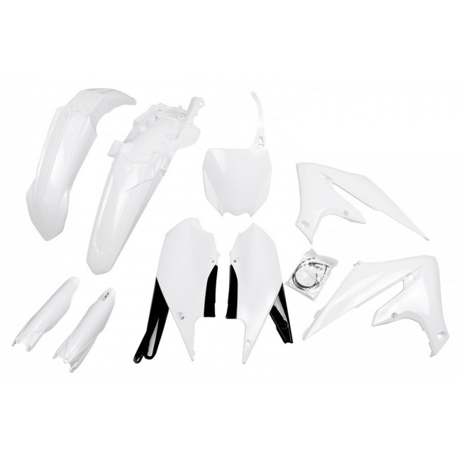 FULL KIT PLASTICO UFO YAMAHA YZF 250 19/23 450 18/22 BLANCO