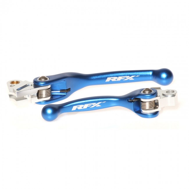 JUEGO DE MANETAS REVERSIBLES RFX YAMAHA YZ 125/250 YZF 250/450 AZUL