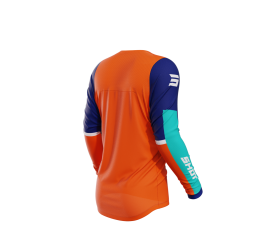 CAMISETA SHOT CONTACT IRON NARANJA/AZUL