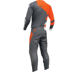 CAMISETA THOR SECTOR CHECKER GRIS/NARANJA