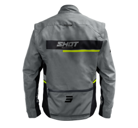 CHAQUETA SHOT CONTACT ASSAULT 2.0 GRIS/AMARILLO FLUOR