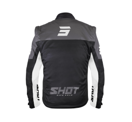 CHAQUETA SHOT SOFTSHELL LITE NEGRO/BLANCO