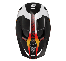 CASCO SHOT FURIOUS ELECTRON NACARADO NARANJA