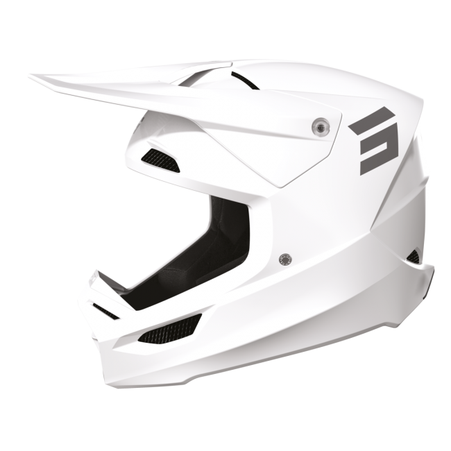 CASCO SHOT FURIOUS SOLID BRILLO BLANCO