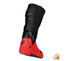BOTAS SHOT RACE 8 NEGRO/ROJO
