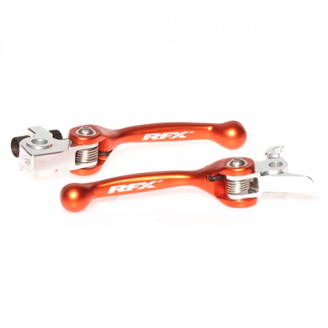 JUEGO DE MANETAS REVERSIBLES RFX KTM (VARIOS MODELOS) NARANJA