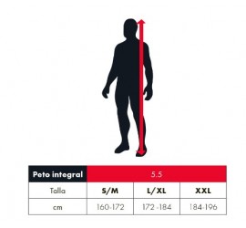 PETO INTEGRAL LEATT 5.5 BLANCO