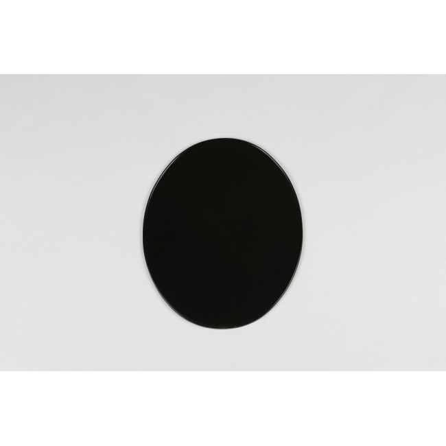 PLACA OVALADA UFO UNIVERSAL DESDE 1970 NEGRO