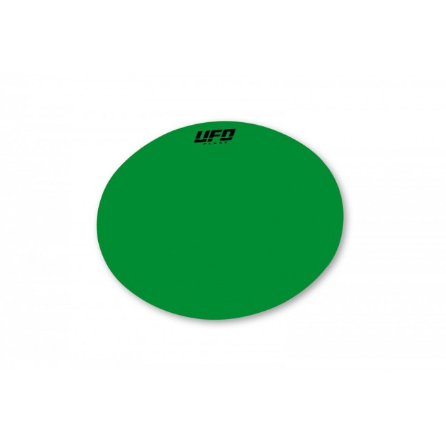 PEGATINA OVALADA UFO PARA PLACAS UNIVERSAL 1970 UNIVERSAL 76/83 VERDE