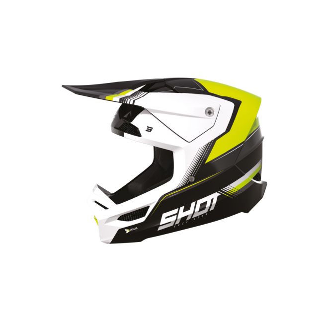 CASCO SHOT JUNIOR TRACER AMARILLO NEÓN