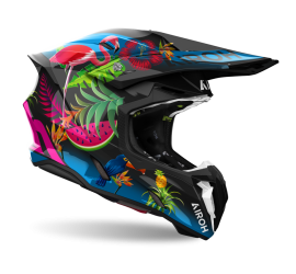 CASCO AIROH TWIST 3 AMAZONIA BRILLANTE
