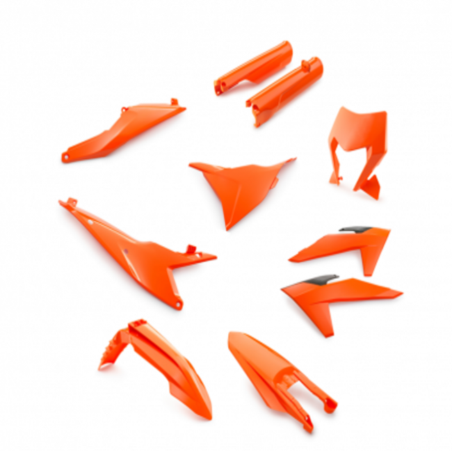 FULL KIT DE PLASTICOS KTM EXC/EXCF 24 NARANJA