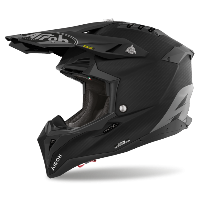 CASCO AIROH AVIATOR 3 NEGRO CARBÓN MATE
