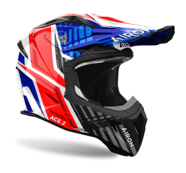 CASCO AIROH AVIATOR ACE 2 PROUD ROJO/AZUL BRILLANTE