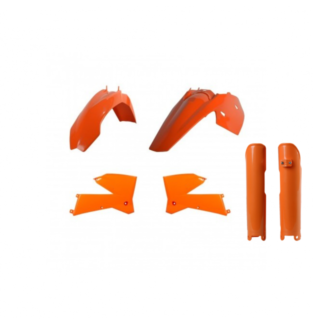 FULL KIT POLISPORT KTM EXC/EXCF 05/07 NARANJA