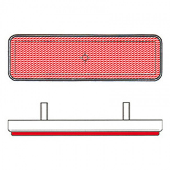 CATADIÓPTRICO RECTANGULAR TRASERO