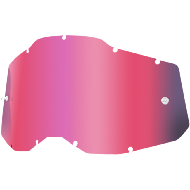 PANTALLA GAFAS 100% ACCURI 2/RACECRAFT 2/STRATA 2 ESPEJO ROSA