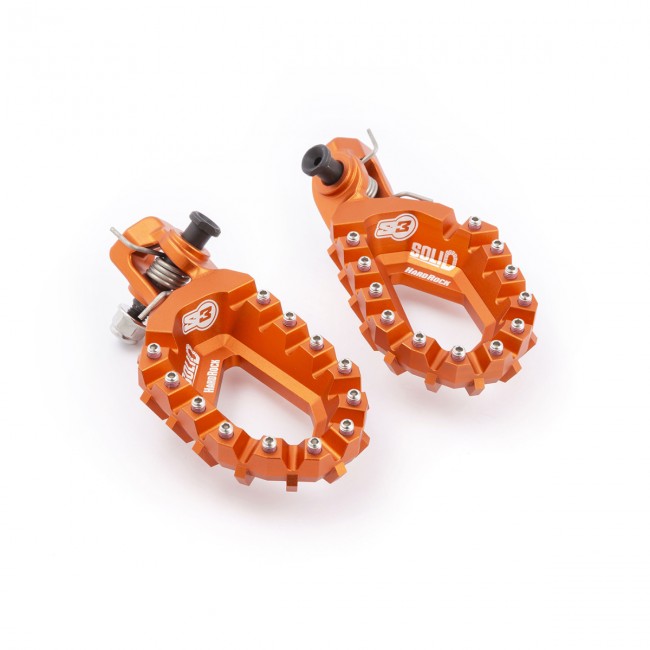 JUEGO DE ESTRIBERAS S3 POSICIÓN RETRASADO KTM EXC/SXF 23/24 VARIOS COLORES