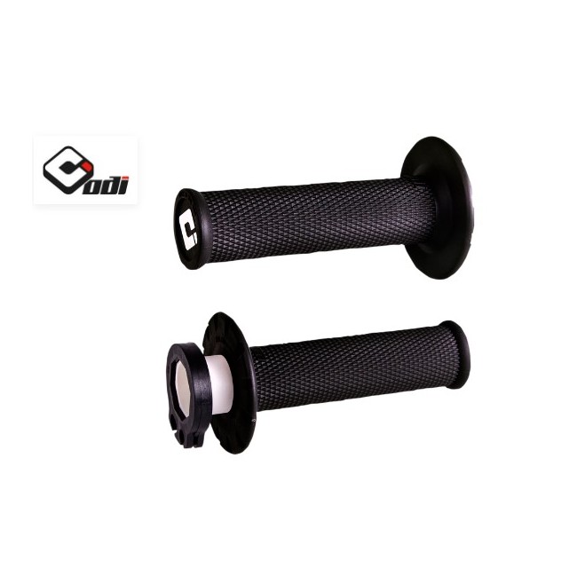 PUÑOS ODI MX V2 LOCK-ON HALF-WAFFLE GRIP NEGRO
