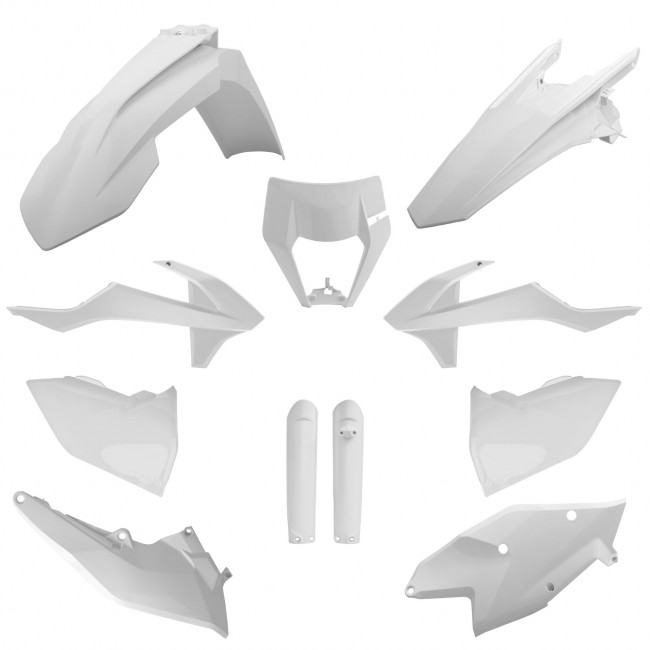 FULL KIT POLISPORT KTM EXC/F 17/19 BLANCO