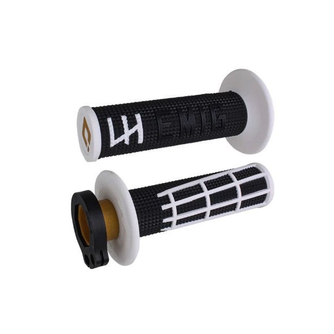 PUÑOS ODI EMIG 2.0 V2 LOCK-ON NEGRO / BLANCO