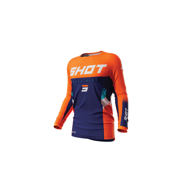 CAMISETA SHOT TRACER NEON NARANJA