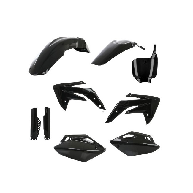 FULL KIT DE PLASTICO HONDA CRF 250 07/24 NEGRO
