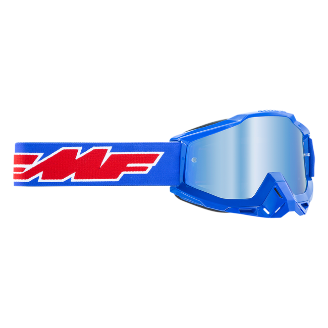 GAFAS FMF POWERBOMB ROCKET BLUE - MIRROR BLUE