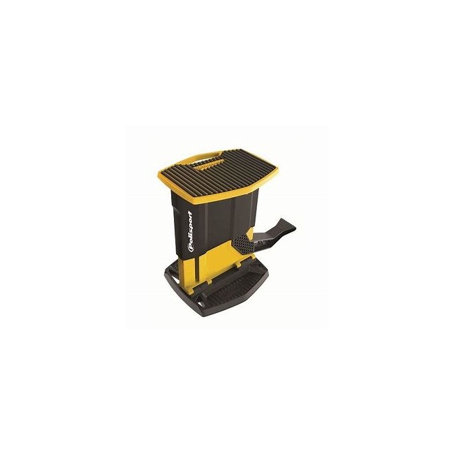 CABALLETE LIFT BIKE STAND AMARILLO-NEGRO