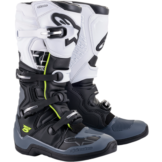 BOTAS ALPINESTAR TECH 5 BLANCO-NEGRO