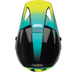 CASCO THOR SECTOR 2 HELMETS NEGRO-AMARILLO-TURQUESA