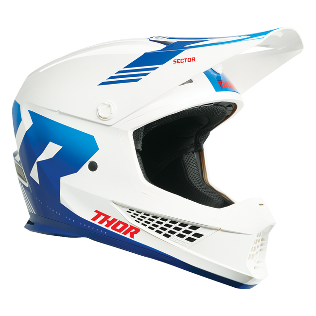 CASCO THOR SECTOR 2 HELMETS BLANCO-AZUL