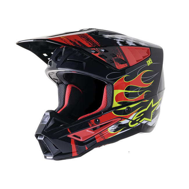 CASCO ALPINESTAR SM5 FUEGO ROJO