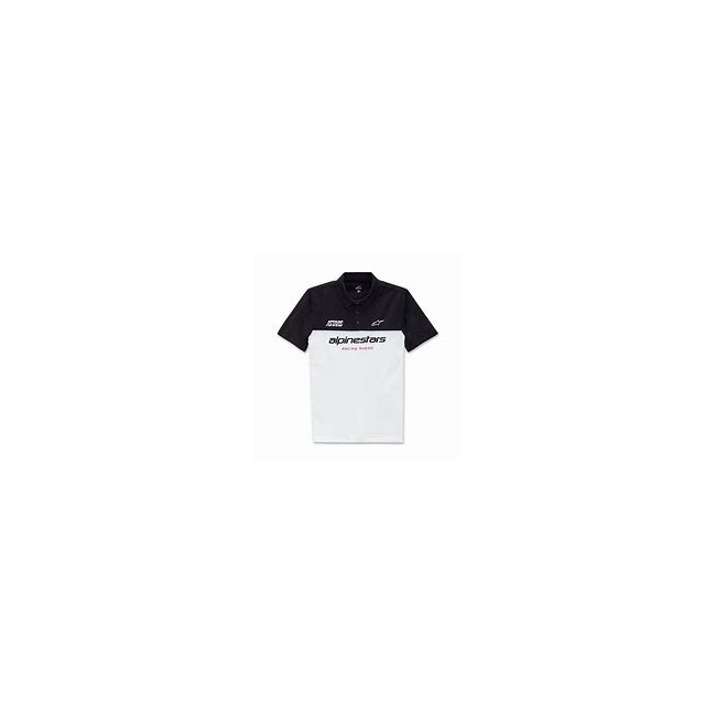 POLO ALPINESTAR NEGRO-BLANCO