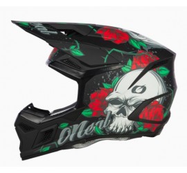 CASCO O´NEAL 3SRS MELANCIA NEGRO/MULTI