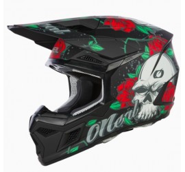 CASCO O´NEAL 3SRS MELANCIA NEGRO/MULTI