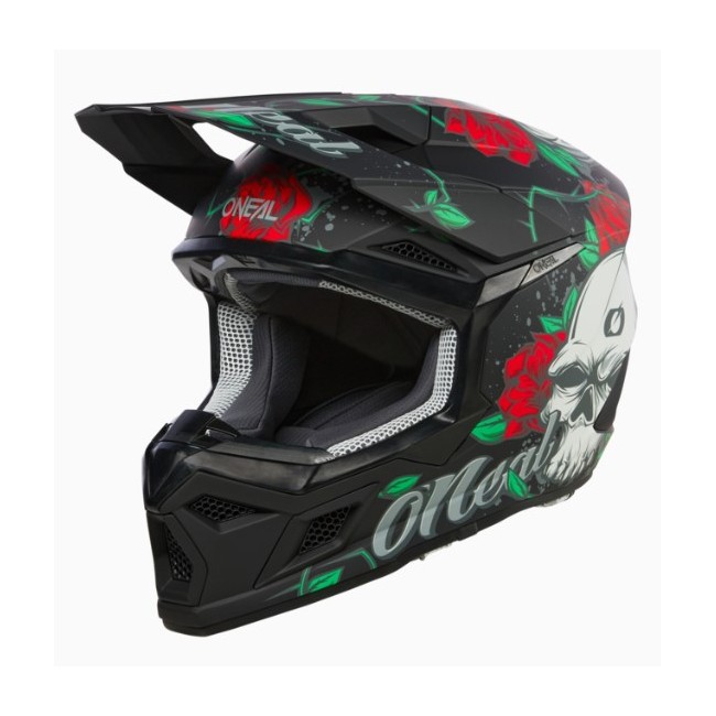 CASCO O´NEAL 3SRS MELANCIA NEGRO/MULTI