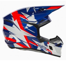 CASCO O´NEAL 3SRS RIDE AZUL/BLANCO/ROJO