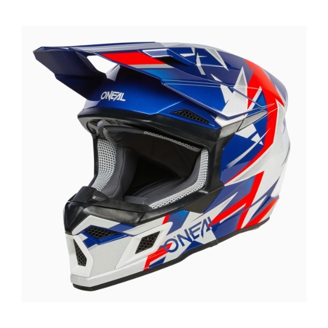 CASCO O´NEAL 3SRS RIDE AZUL/BLANCO/ROJO