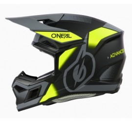 CASCO O´NEAL 3SRS VISION NEGRO/AMARILLO FLUORESCENTE/GRIS