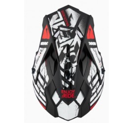 CASCO O´NEAL 2SRS GLITCH NEGRO/BLANCO